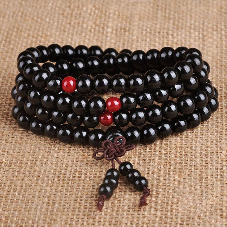 Stall Hot Sale 108 Bowknot Beads Bracelet Online Store Small Gift Promotion Promotion Gift Bracelet Rosary