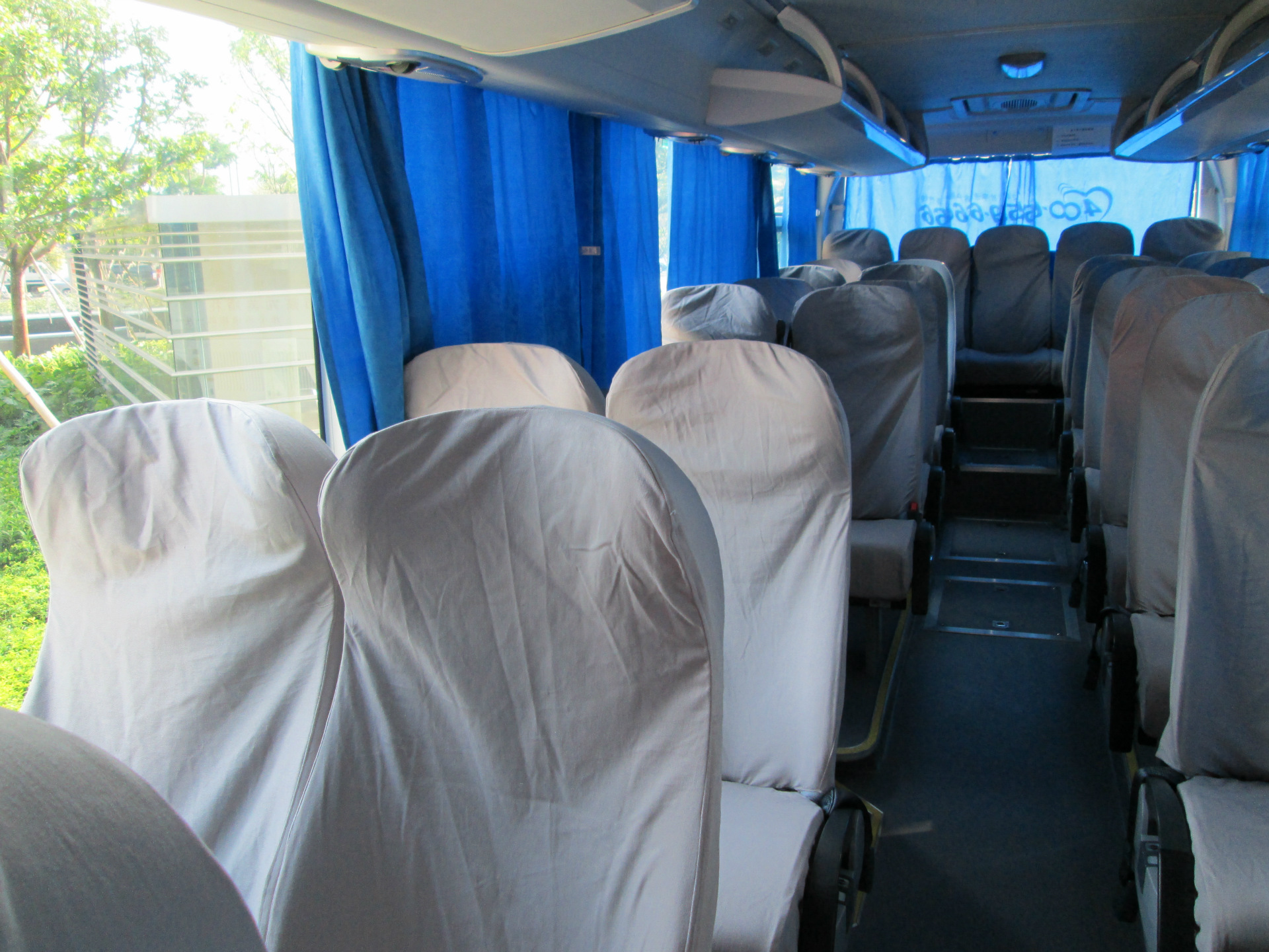 专业生产宇通大巴45座大巴纯棉豪华座套