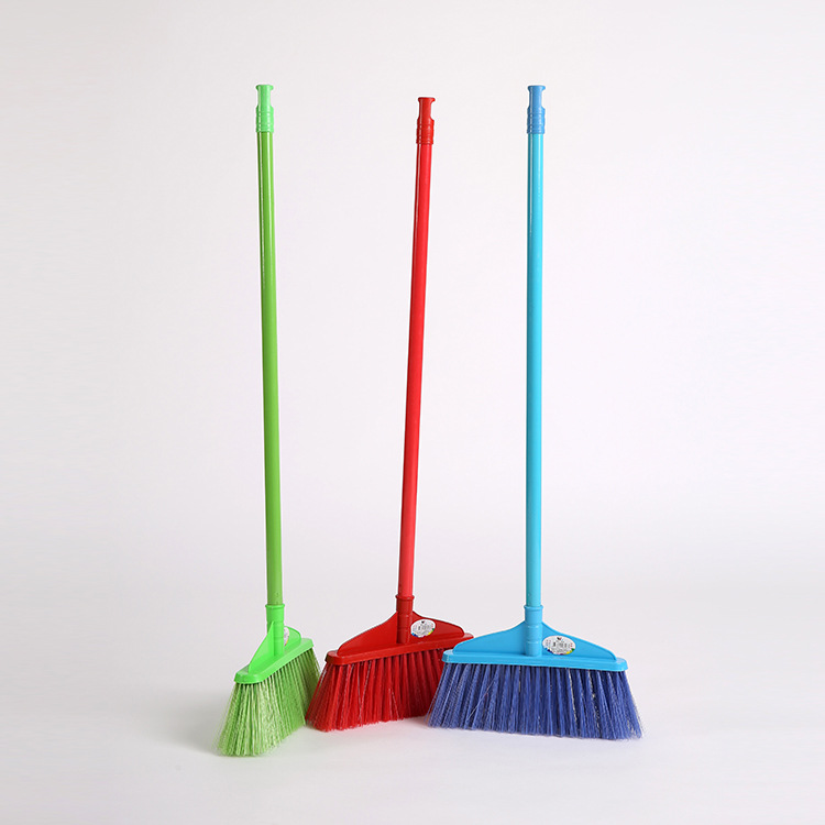 厂家直销 供应批发塑料扫把 扫帚簸箕套装组合8806