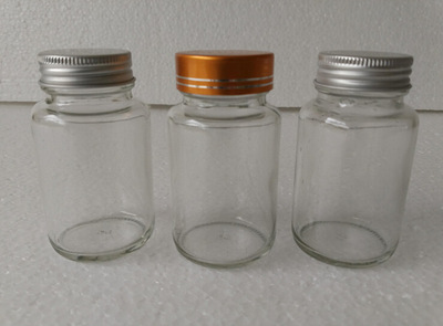 厂家供应直销玻璃瓶 100ml透明色药瓶 虫草瓶 保健药品瓶 胶囊瓶
