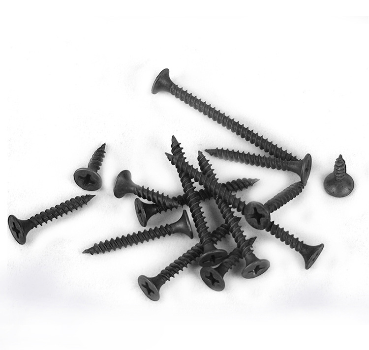 灰磷 十字平头墙板钉 沉头自攻螺丝钉 木