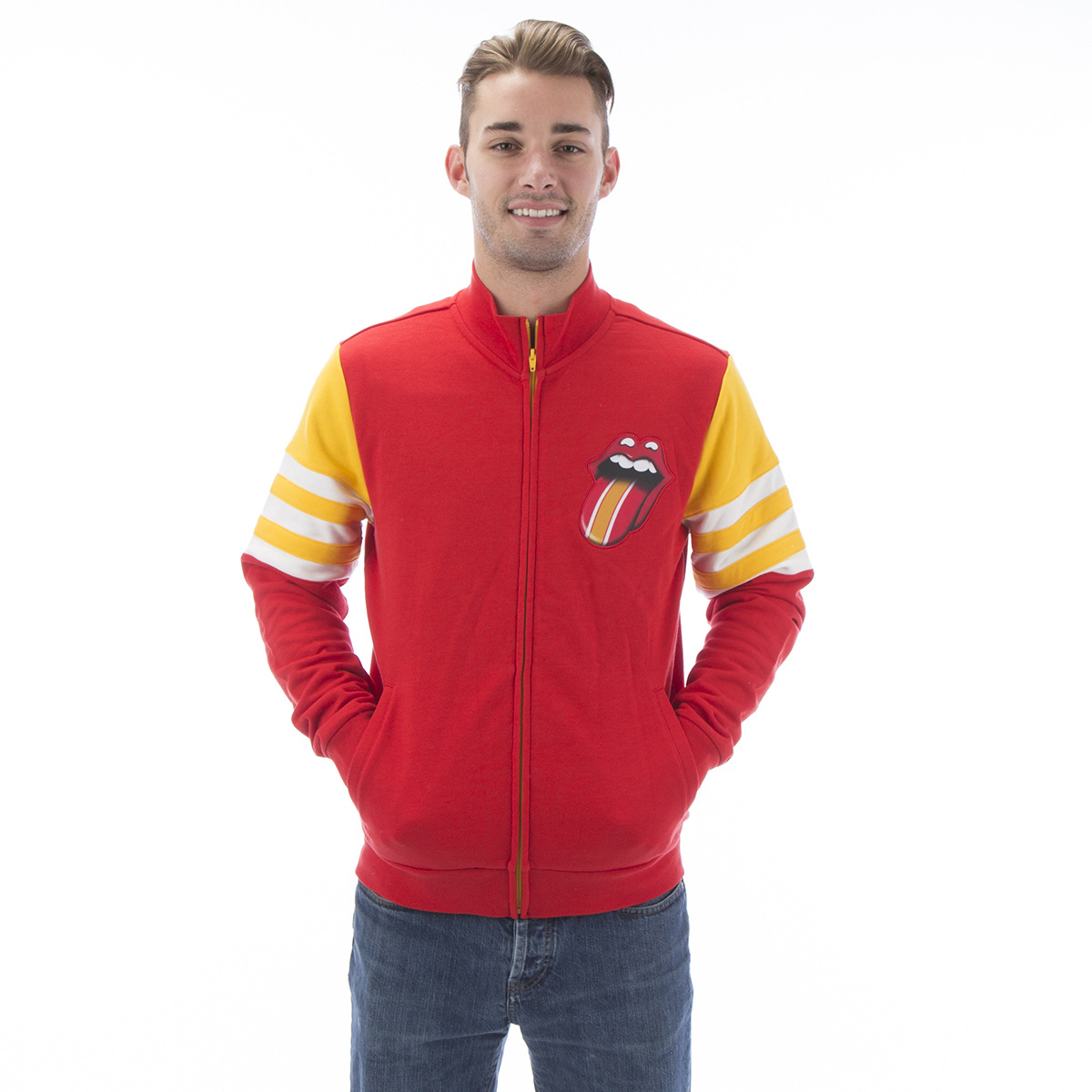 潮牌男装!滚石rolling stones长袖卫衣外套~85119大舌头男女款