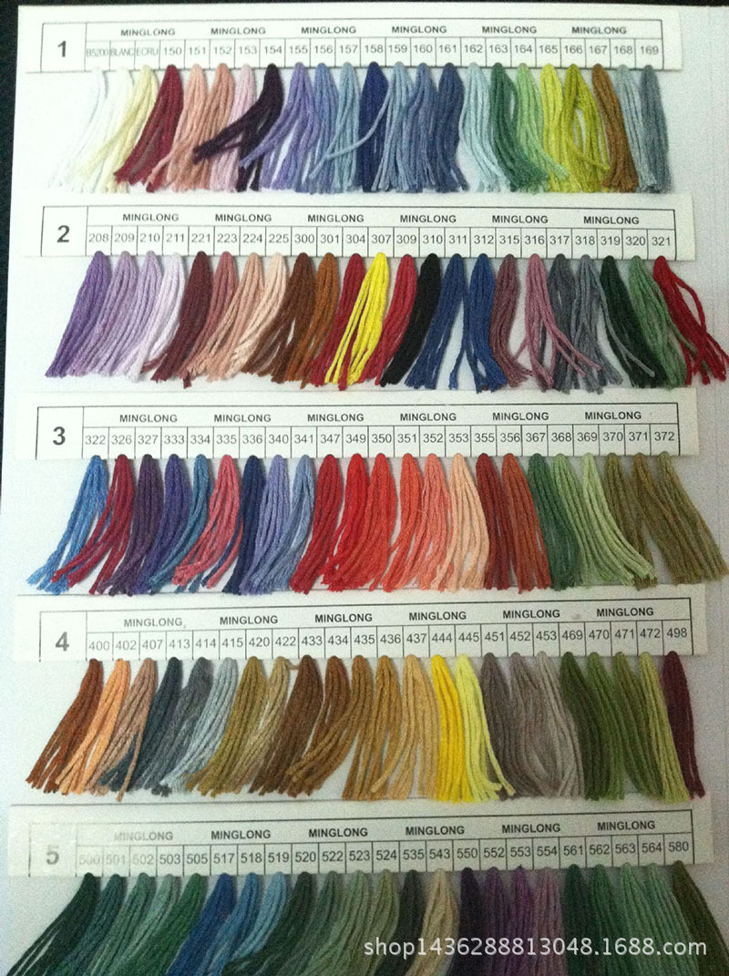 供应高级环保线十字绣丝光线dmc5200白色单色现货绞线 1公斤起拿