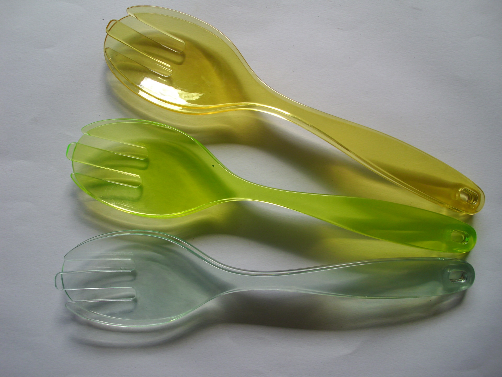 厂家供应塑料沙拉叉勺 食物搅拌叉勺 沙拉叉 沙拉勺 2套件叉勺