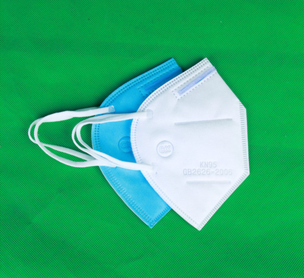 厂家直营,朝霞五层折叠口罩,价格低,质量好,防尘防颗粒物