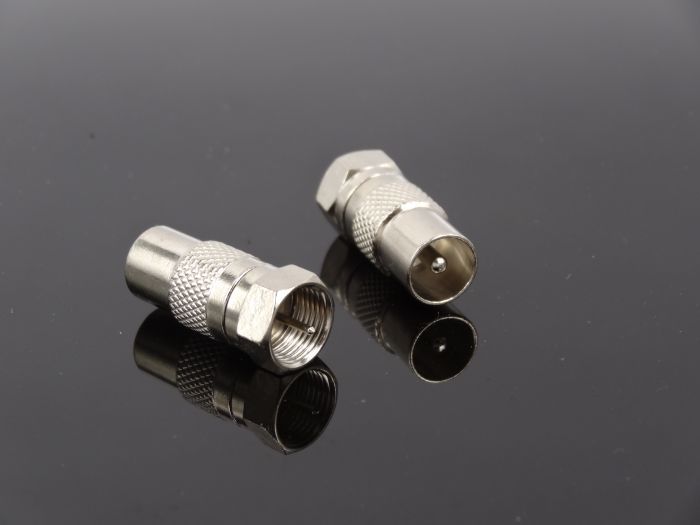 镀镍产品外壳材料:锌合金产品功能:用来连接机顶盒和电视机插座的转换