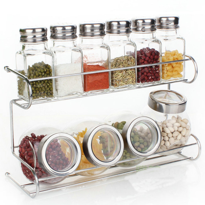 厨房玻璃调味瓶100ml 方调料瓶 胡椒