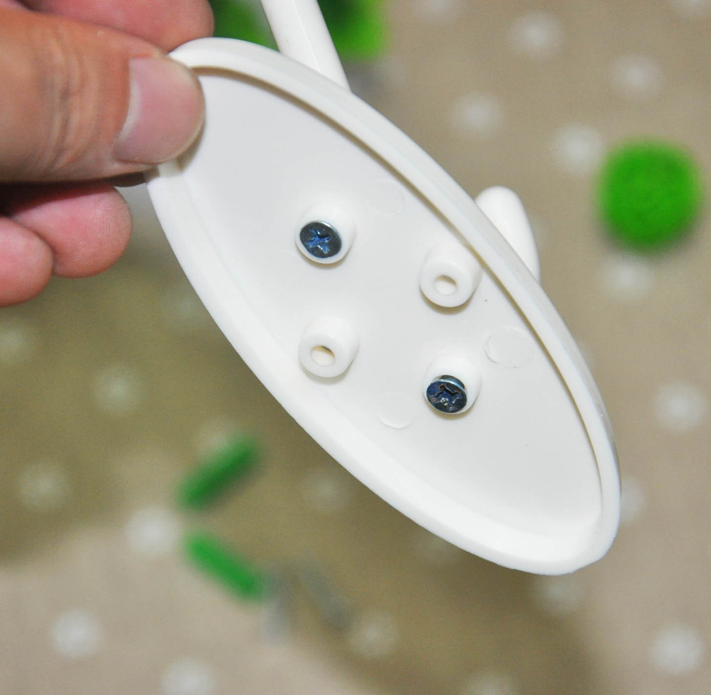 工厂直销 椭圆形塑料挂钩 承重3kg卫生间卧室专用挂钩