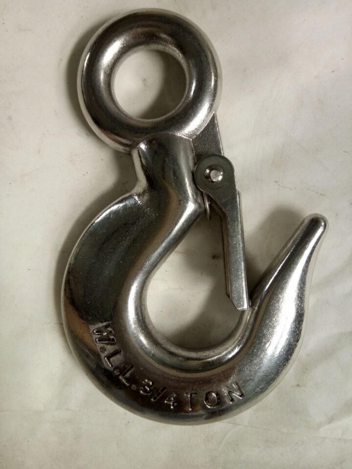 定做304不锈钢吊钩抓钩 定向 旋转环挂钩 承重钩 起重钩 货钩拉钩