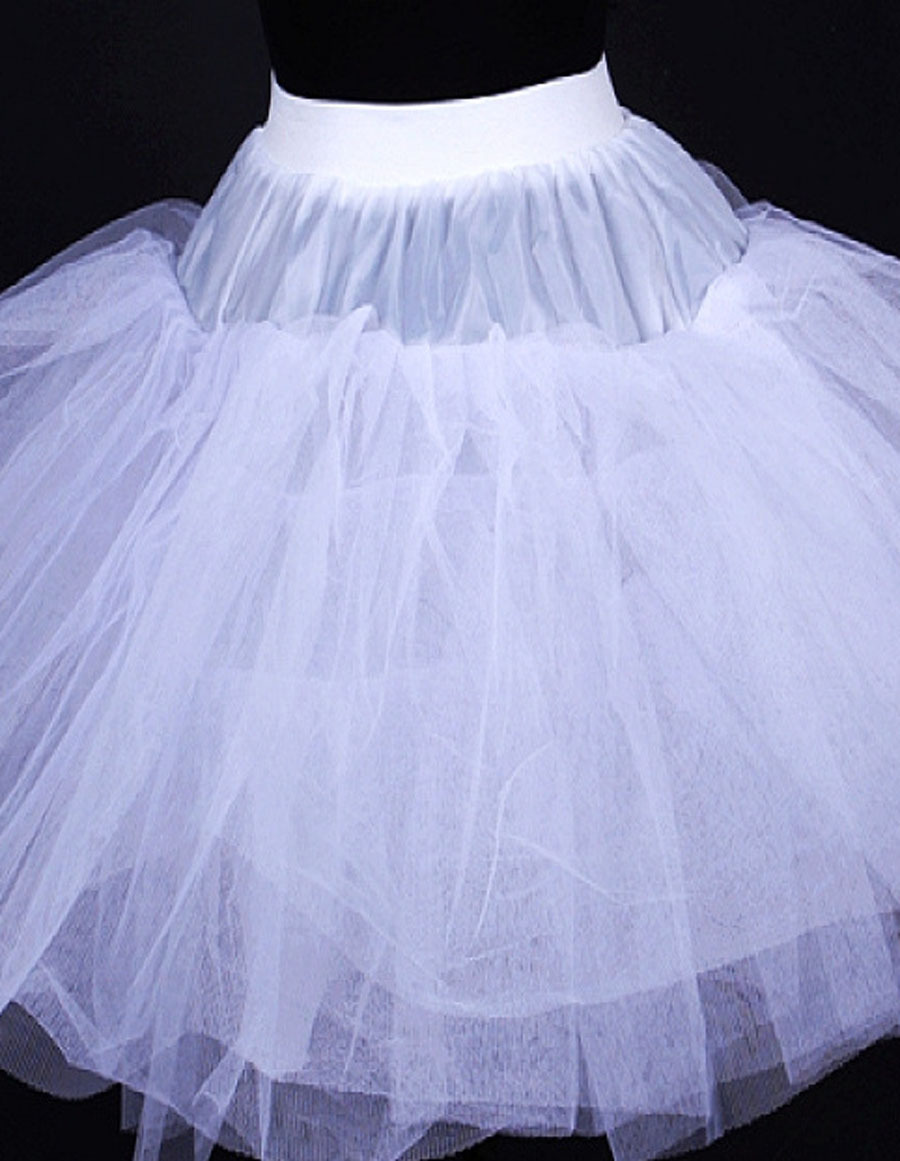 新款芭蕾舞无骨短裙撑晚礼服短款裙撑短款婚纱裙撑百褶撑裙cq078