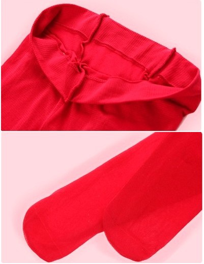 结婚红色连裤丝袜本命年新娘防勾包芯丝超薄大红色天鹅绒连裤袜子