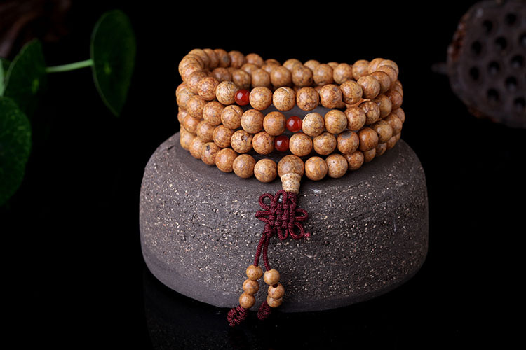 天竺菩提 天竺菩提 0.8cm*108颗佛珠念珠 手链 菩提