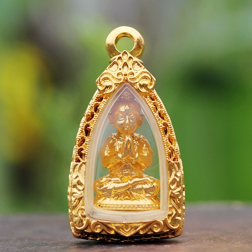 泰国佛牌 阿赞苏斌 金面佛牌-阿里巴巴