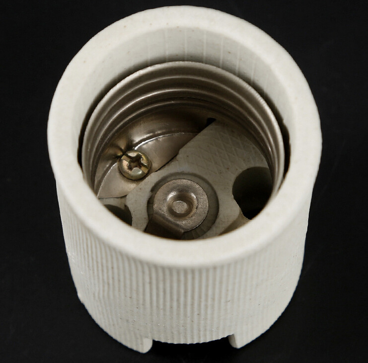 e40陶瓷灯头灯座金卤灯陶瓷灯头路灯灯具头