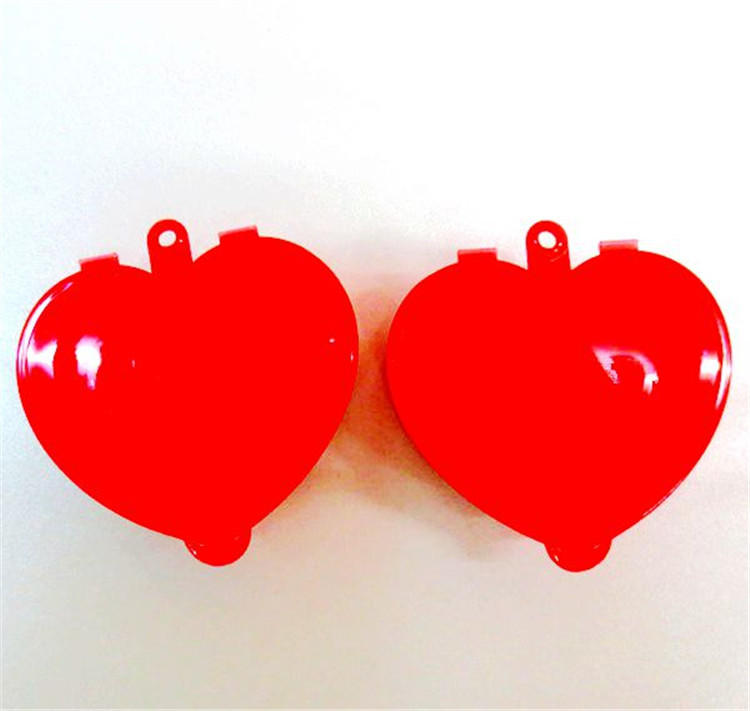 环保便捷式塑料药盒 心形随身药盒 爱心钥匙扣塑胶药盒 分隔药盒