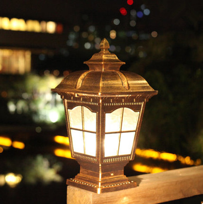 墙头灯庭院门柱灯 柱头灯围墙灯室外露天防水灯外墙灯阳台灯