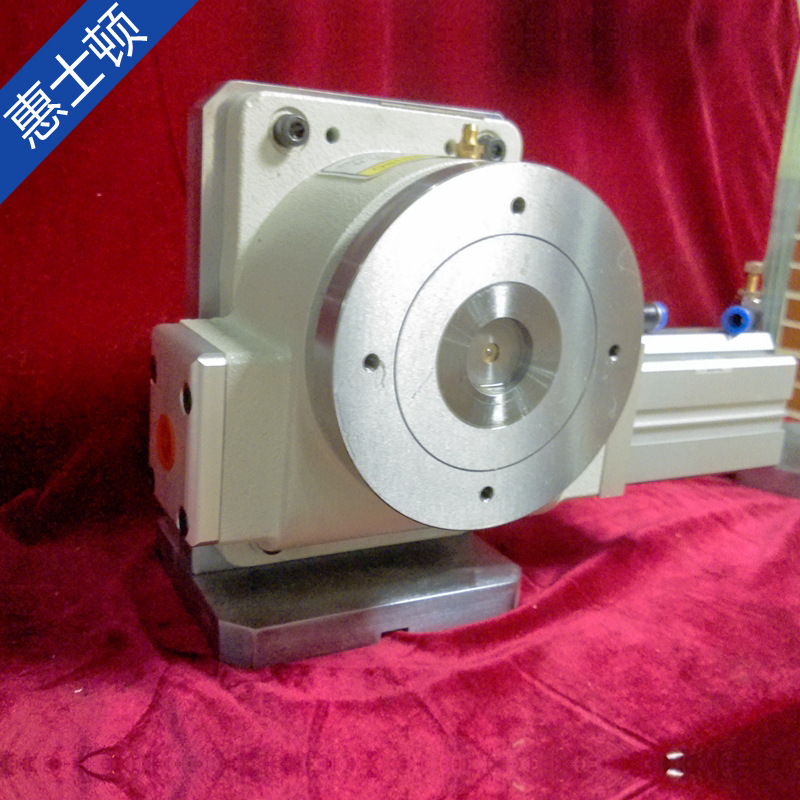 江苏小型分度盘 立卧两用旋转分度盘 气动三爪卡盘分度盘