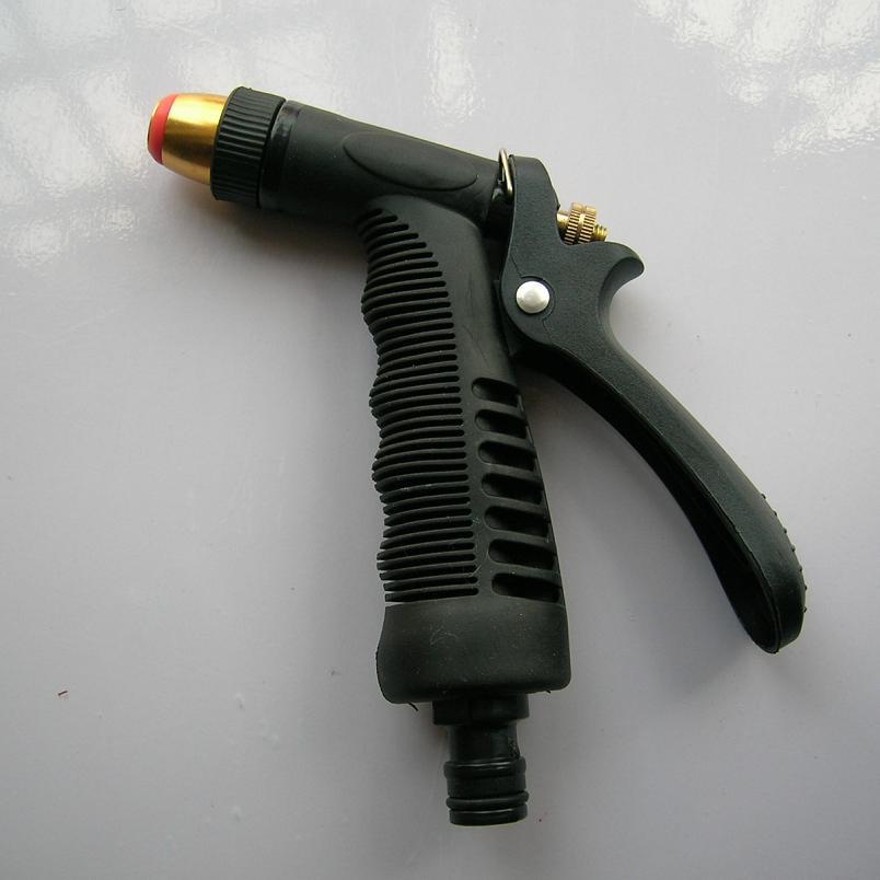 黑金钢便捷家用洗车水枪头 园林水枪 高压 清洁喷枪喷水枪