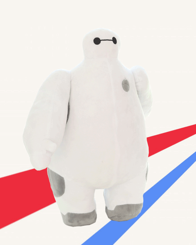 big hero6超能陆战队六大英雄联盟白胖子公仔机器人大.