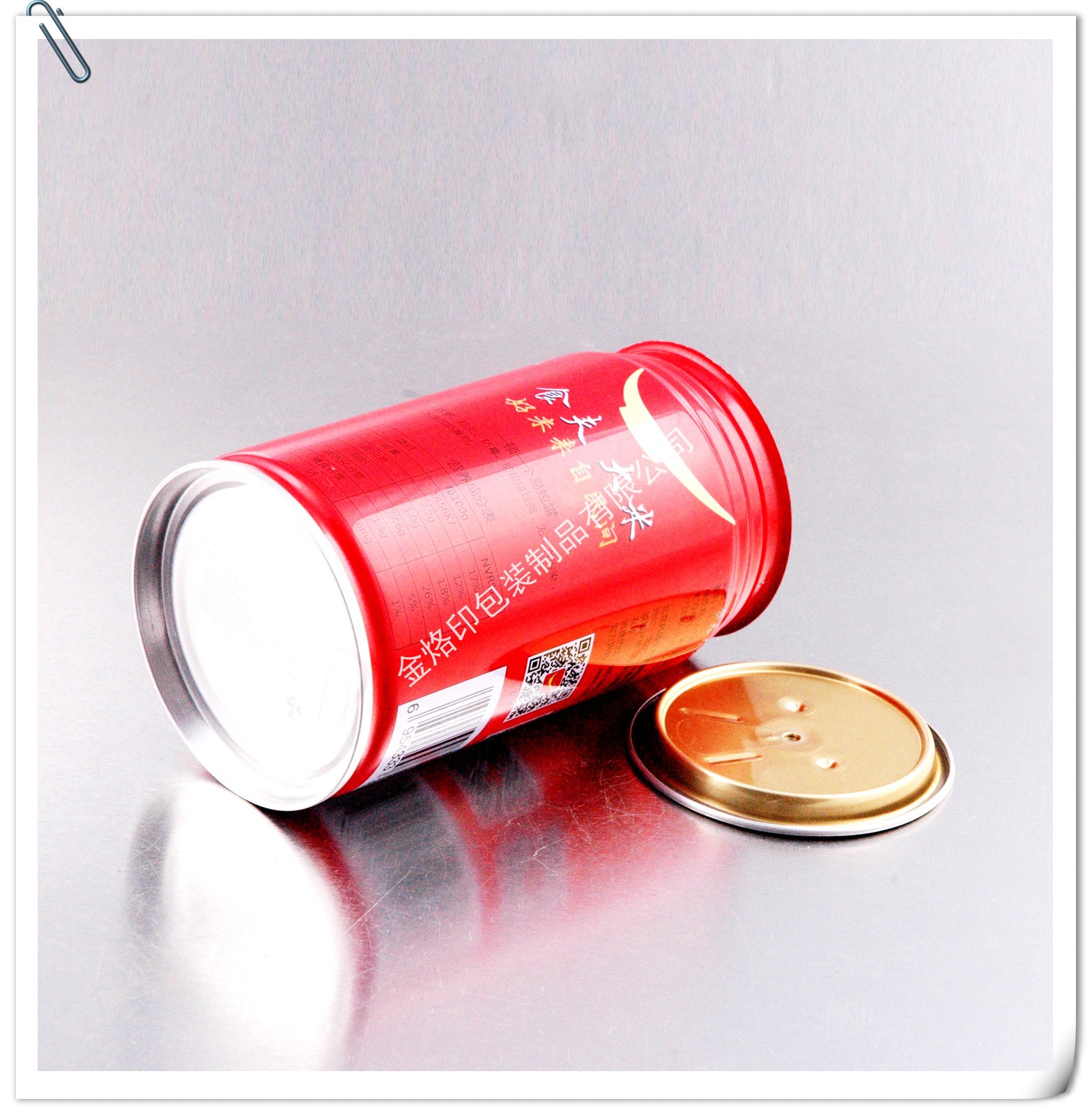 专业生产马口铁易拉饮料罐圆形大米包装罐头310ml饮料罐