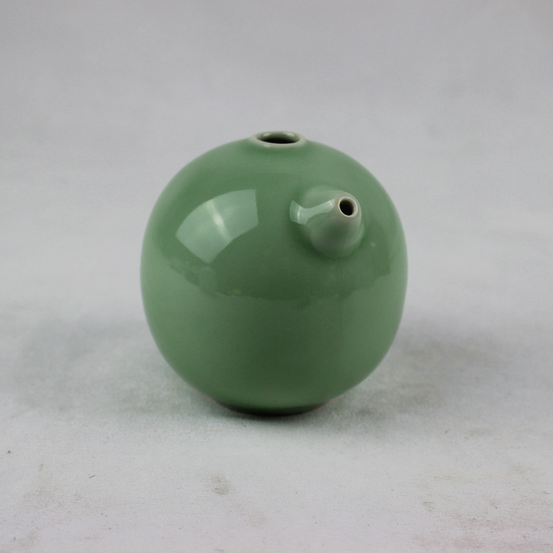 龙泉唐派青瓷文房四宝之水滴 文玩水滴研磨水滴 文房用品龙泉哥窑