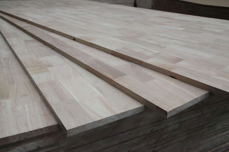 进口泰国橡胶木齿接板 18mm aa面优质橡胶木齿接板 集成材