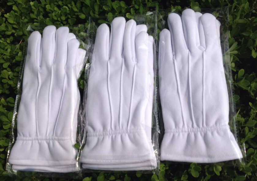 礼宾手套 冬季加绒加厚保暖礼仪白手套 体操 阅兵 执勤白手套