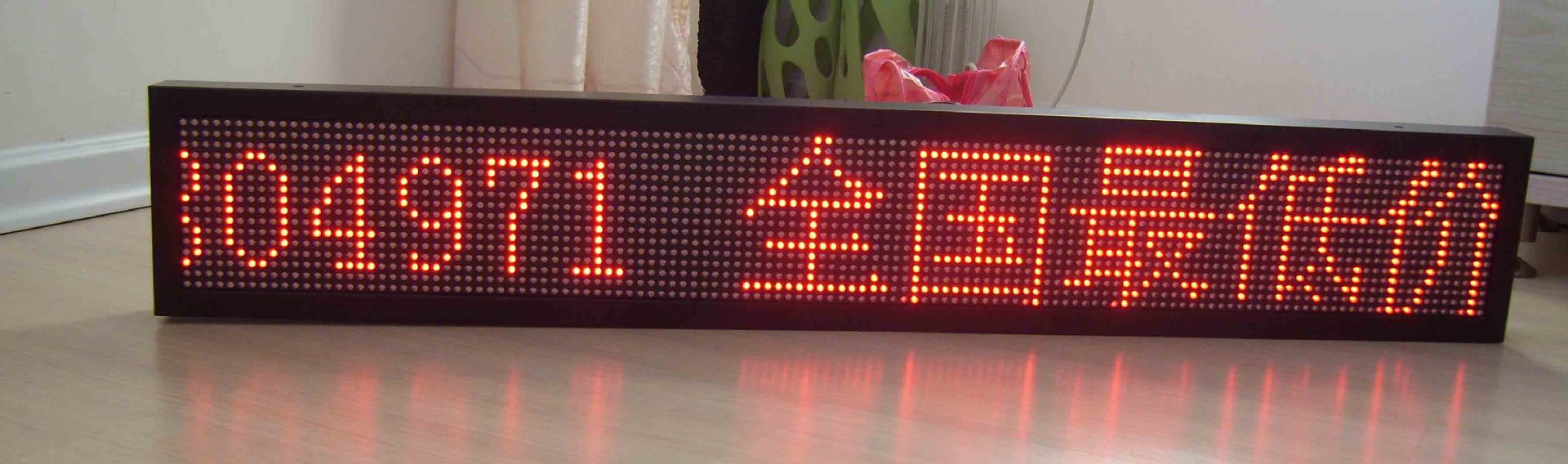 led广告显示屏室内全彩条屏 高清led