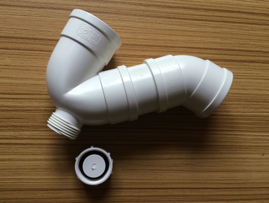 厂家供应 顾地pvc135°存水弯 p弯 排水管件 排水管件批发