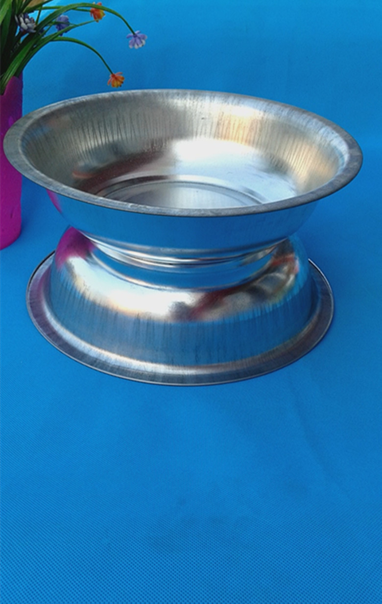 供应现货30铁盆 不锈铁洗脸盆 2元店货源 菜盆 汤批发赠品 礼品