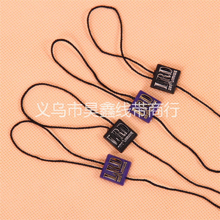 Brand Tag Charm Bracelet round White Background Bronzing Plastic Hanging Tablets Charm Bracelet