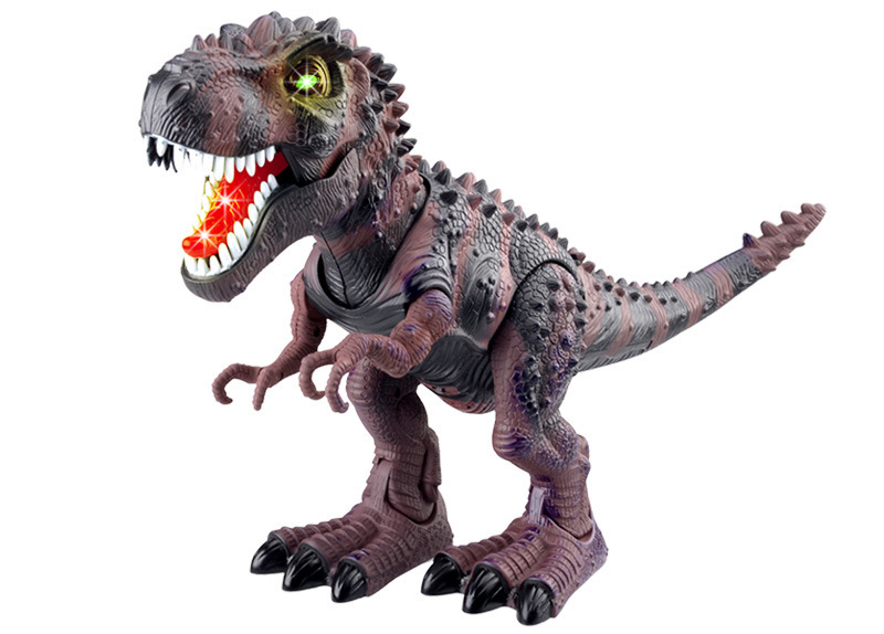 正品电动恐龙霸王龙 暴龙侏罗纪公园 会行走路儿童益智玩具