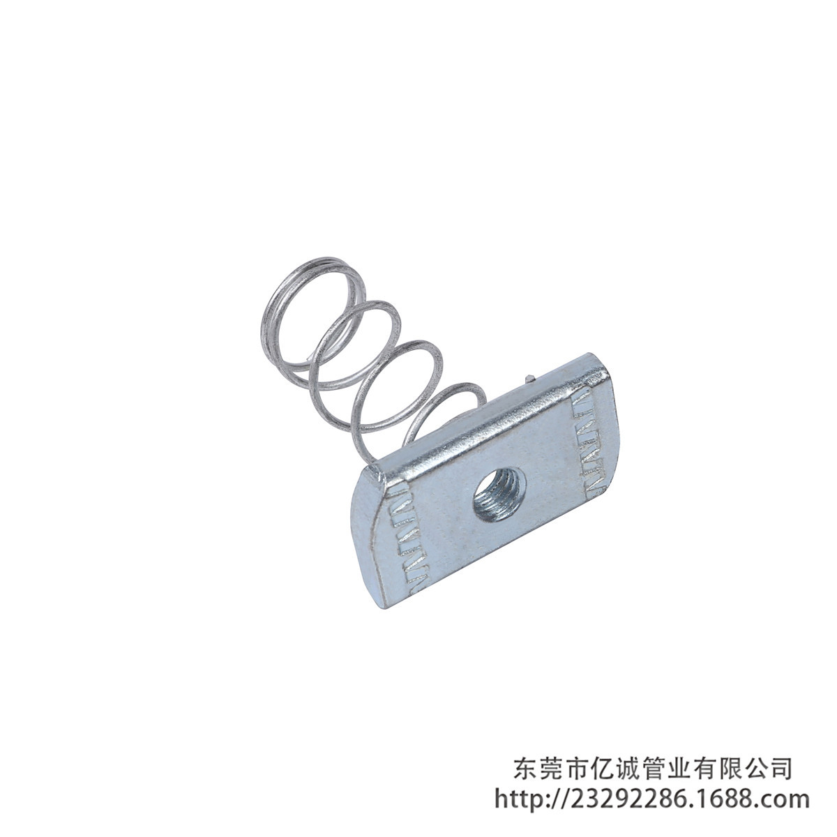 厂家直销镀锌弹簧螺母 c型钢光伏支架配件