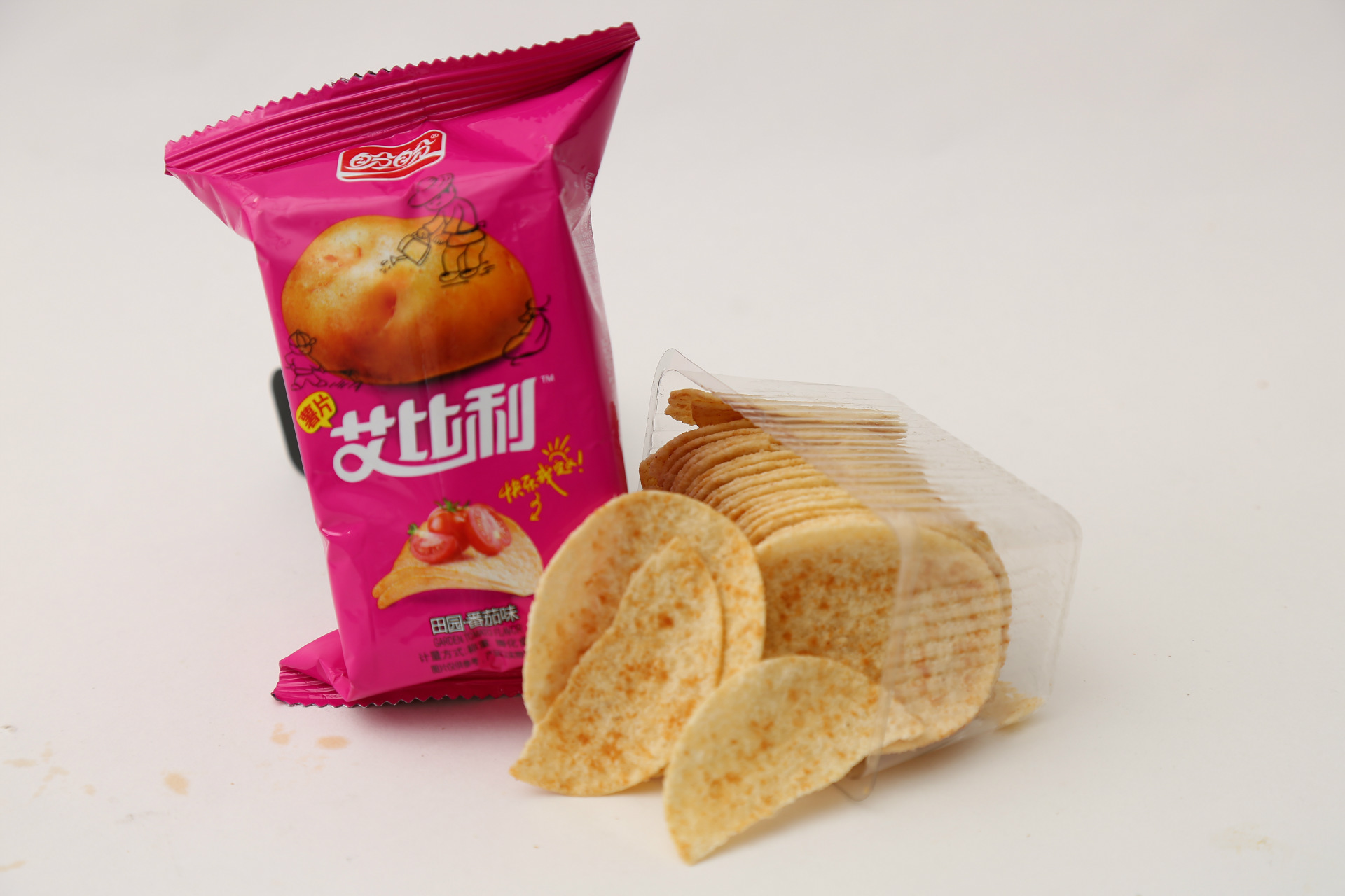 艾比利薯片 2kg箱 办公休闲食品 多味 学生零食