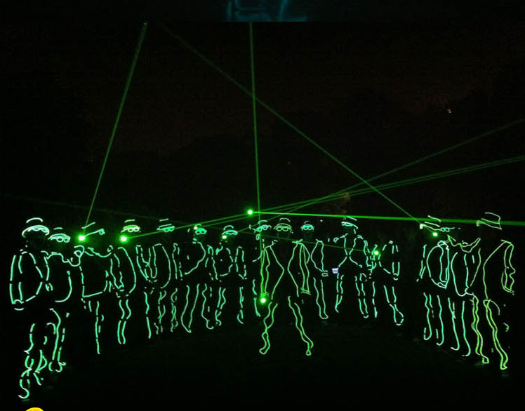 荧光服装el冷光线荧光舞火柴人舞台发光衣服道具电光舞表演服装