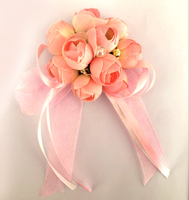 婚庆用品2016新款主持人迎宾胸花10头胸花可赠送飘带高档别针