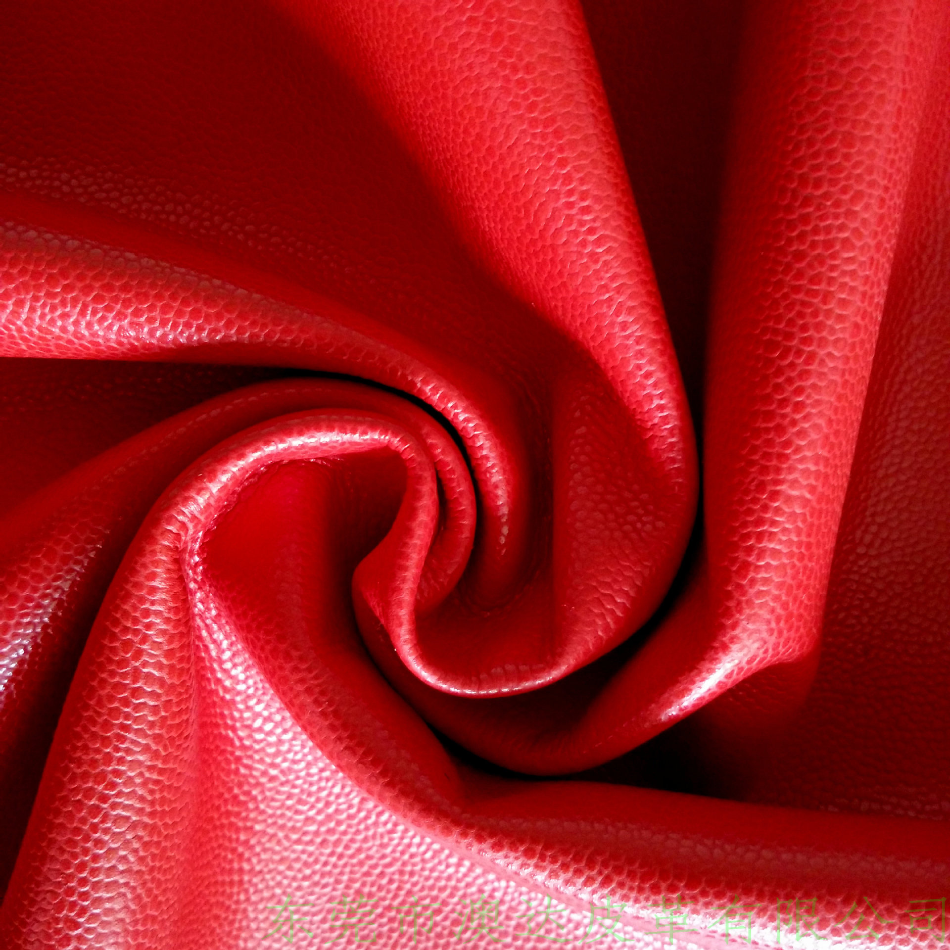 真皮头层粒面荔枝纹软牛皮箱包手袋革鞋业家