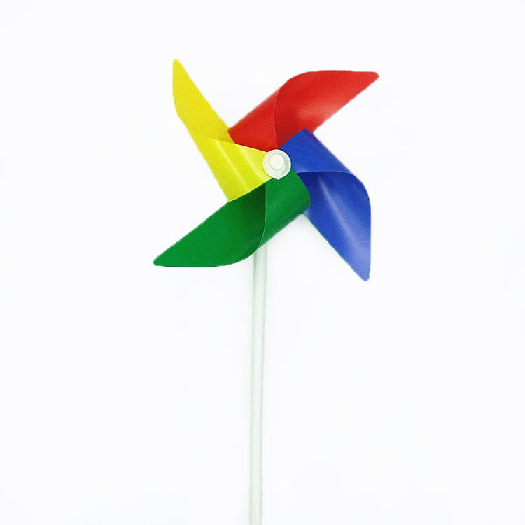 四叶印刷小风车 广场户外创意广告塑料风车地摊热卖儿童玩具批发