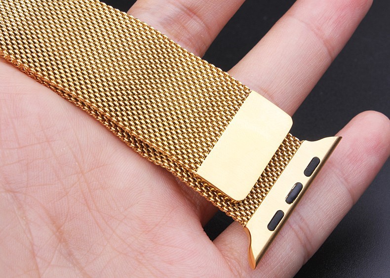 苹果表带 米兰尼斯手表带 iwatch磁吸附 金属不锈钢表带