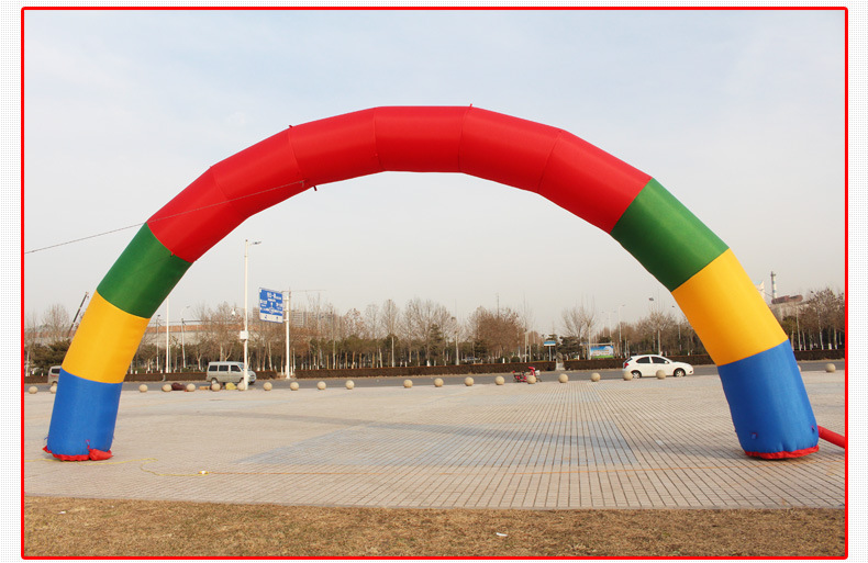 厂家直销彩虹门 充气 婚庆气拱门 广告模型 充气拱门定制