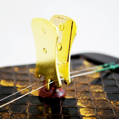 二胡弱音器 黑蝴蝶正品 金色二胡弱音器/消音器/琴码夹/黄金夹