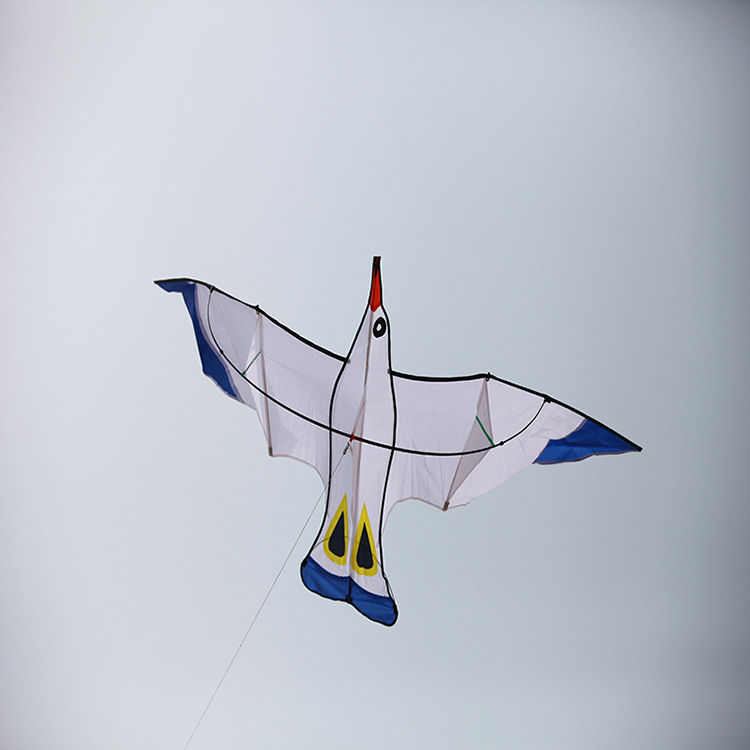 潍坊风筝 经典款海鸥风筝 户外运动型 正品包邮 前撑杆布拼工艺