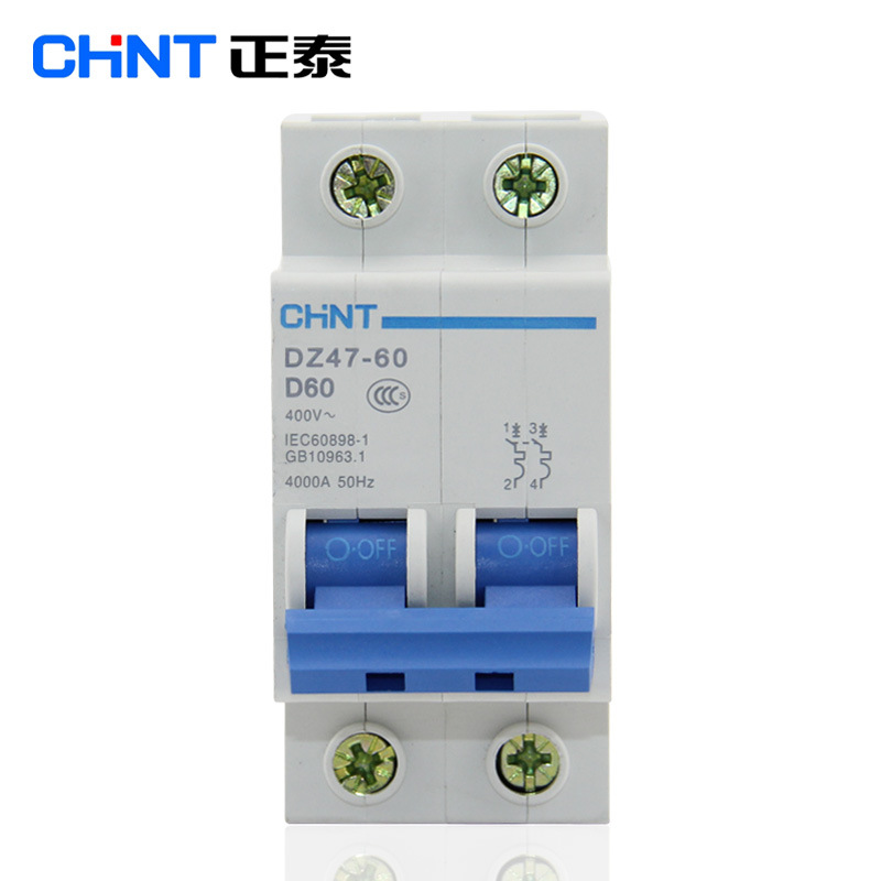批发正泰 断路器 空气开关 电动机用 dz47-60 2p d型 动力型
