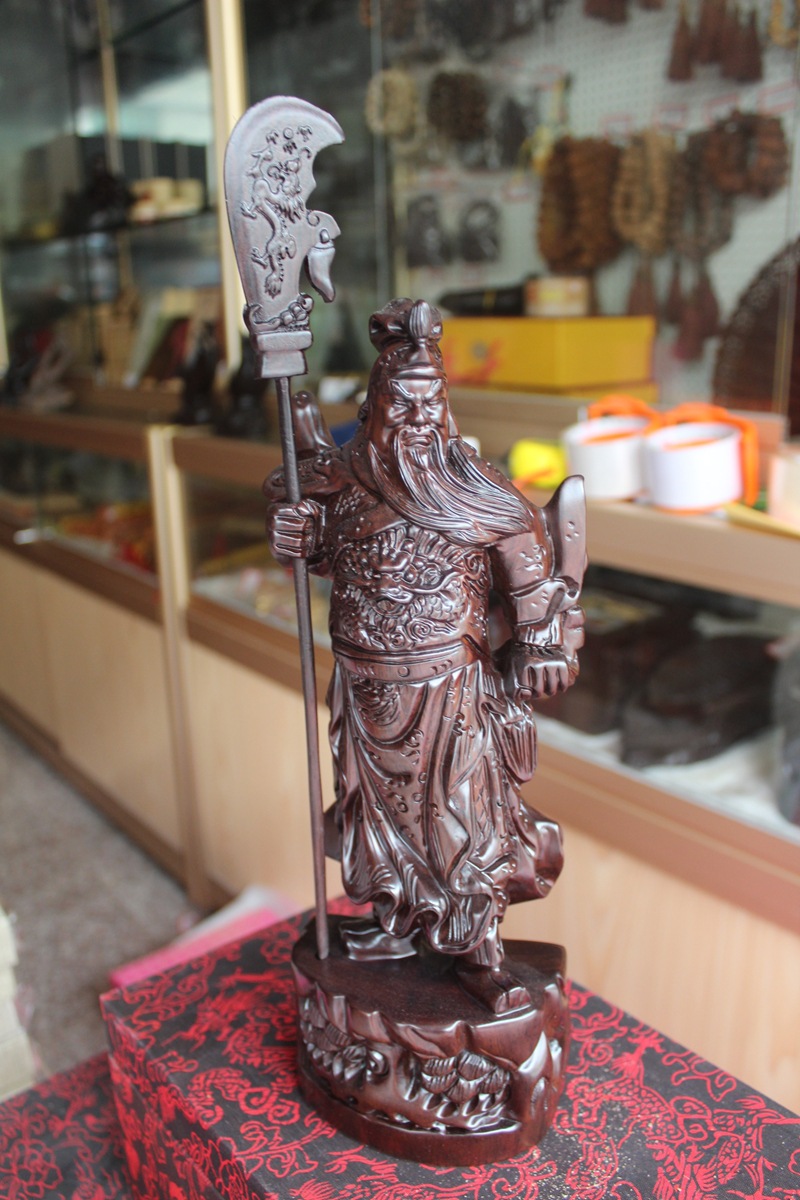 关公武财神_//50//80cm关公武财神 黑檀摆件厂家直销 - 阿里巴巴