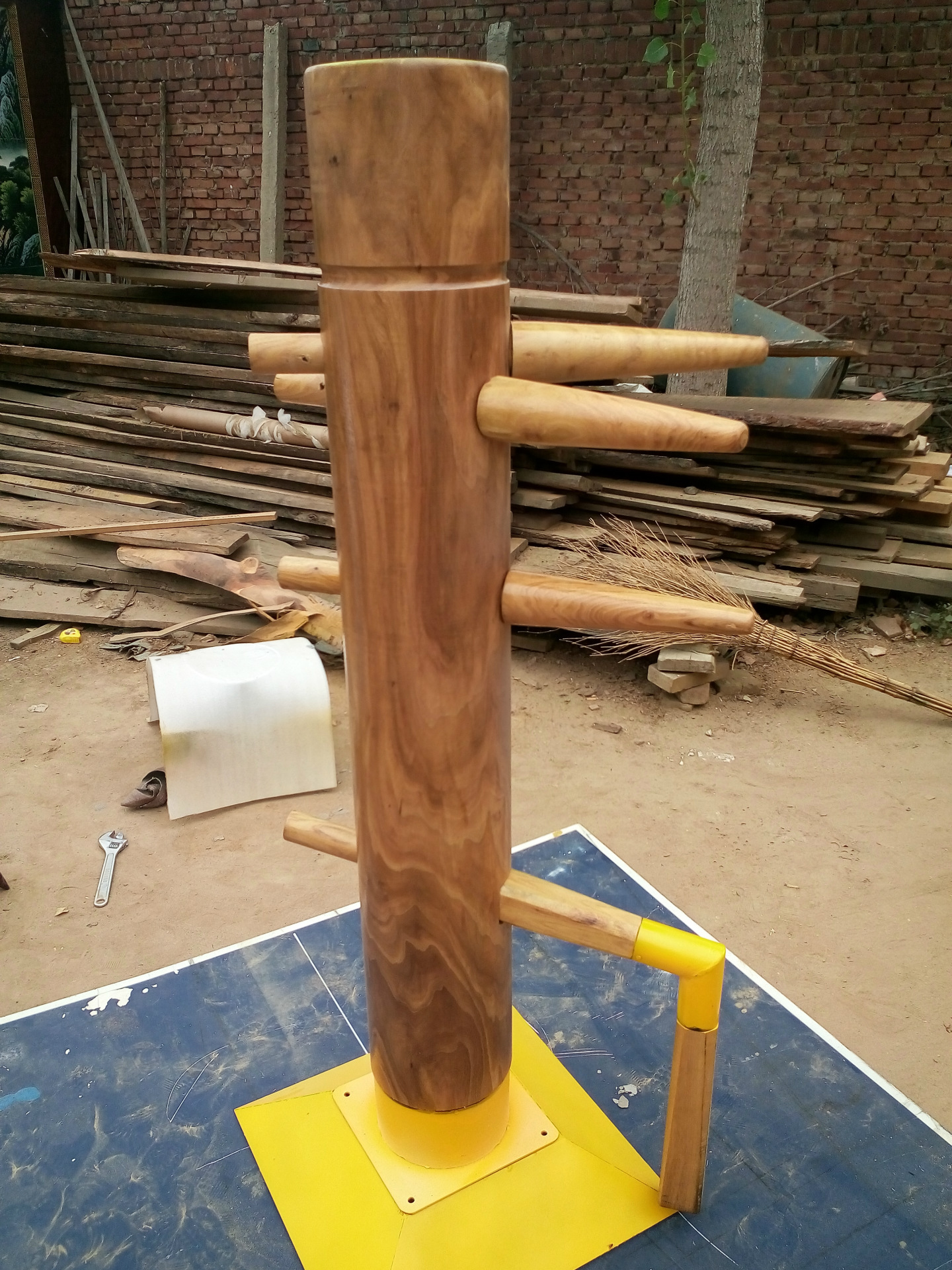 批发 体育用品木人桩 咏春木人桩 木人桩 咏春拳 榆木木人.