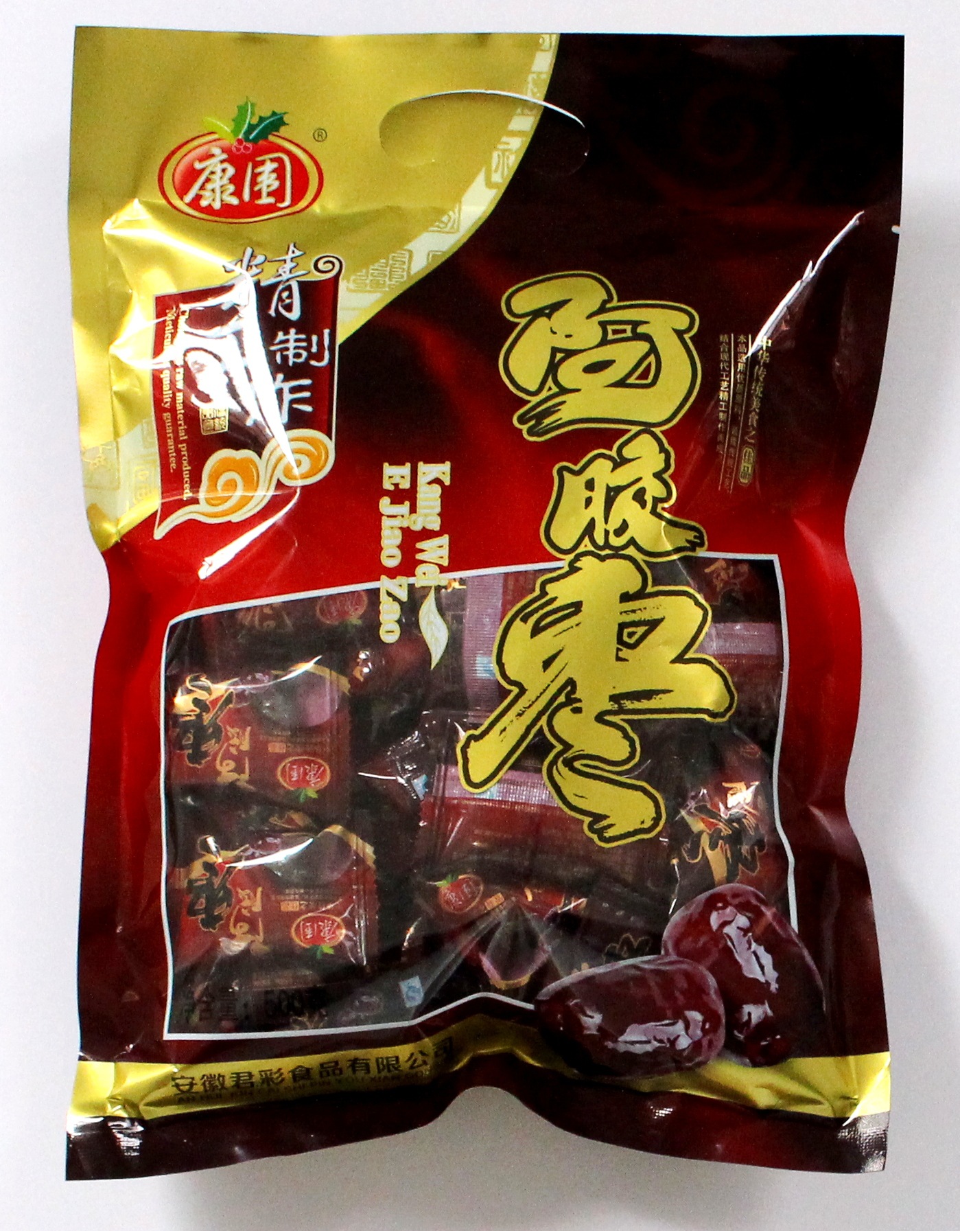 500克颗粒阿胶枣 休闲零食 康围食品