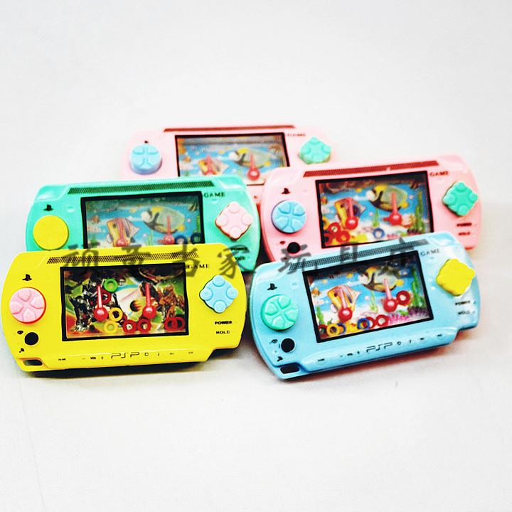 怀旧传统套圈圈游戏机水机玩具 psp打水机小玩意 地摊热卖2元店