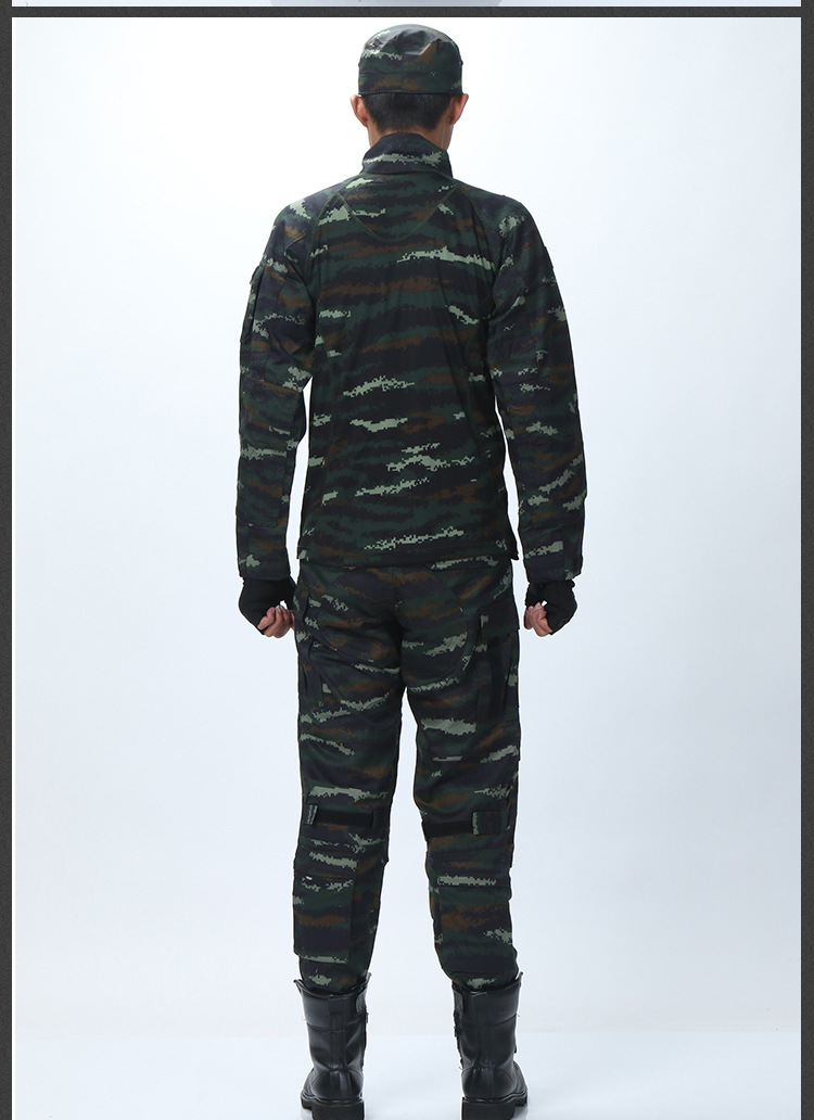 正品07特战虎斑豹纹特战服 夏季迷彩作训服套装 防静电耐磨