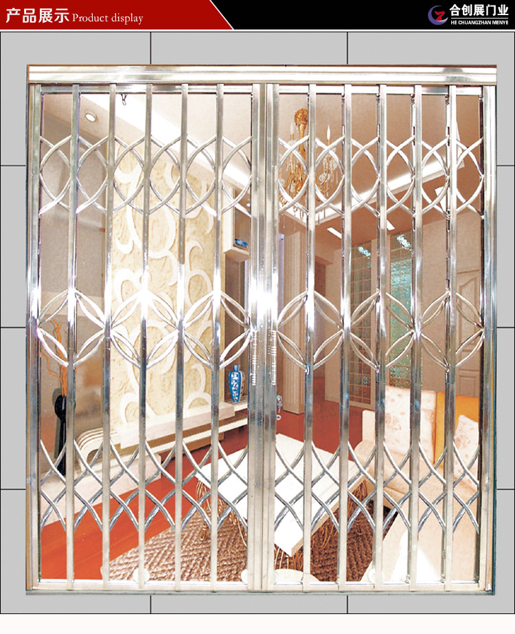 佛山门窗厂家直销不锈钢推拉门 阳台装门特价201/304不锈钢拉闸门