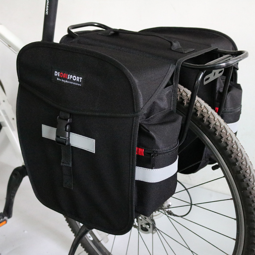 decai bike bag 595031 自行车后双侧驮包 后架包 后座包